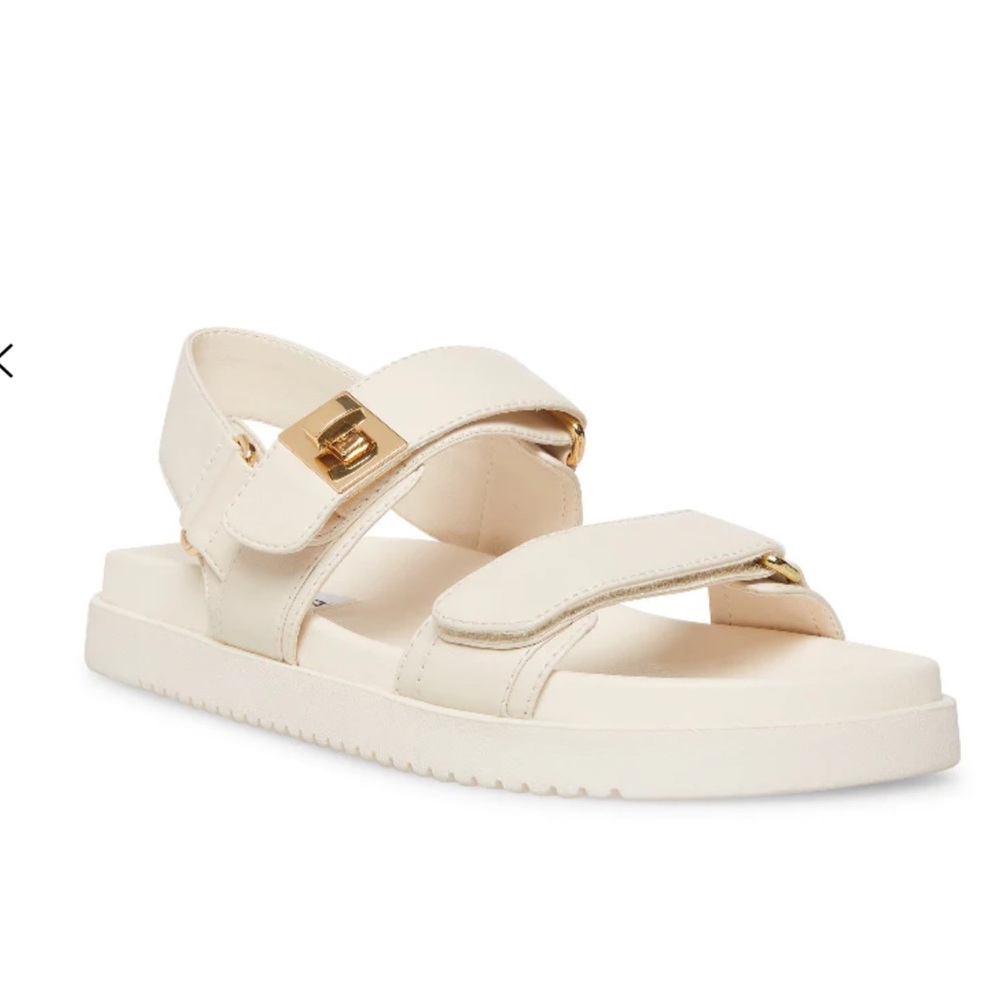 Steve Madden Leather Buckle Sandals